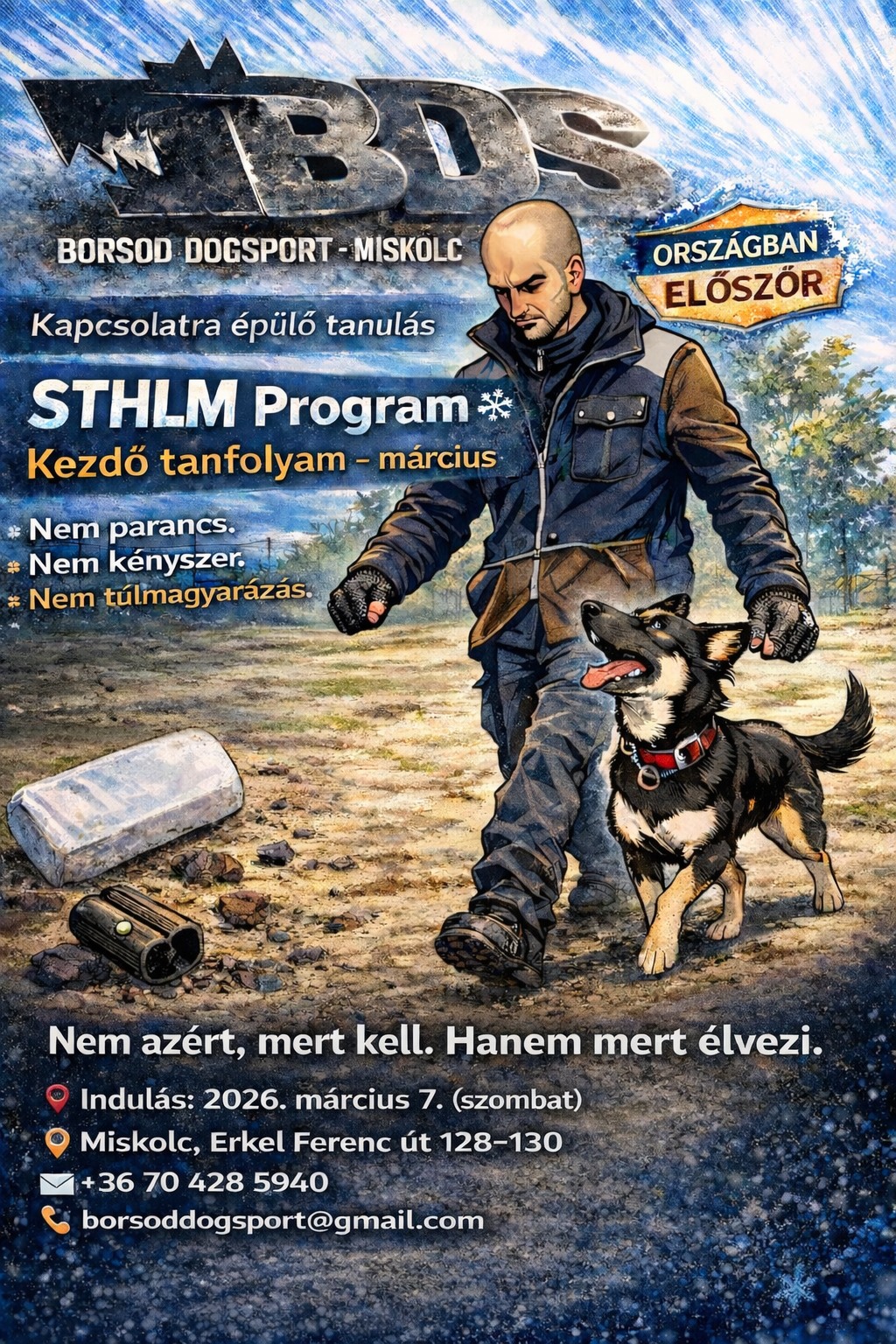 STHLM Kezdő Tanfolyam, Beíratkozás 2026.03.07.-én STHLM Program